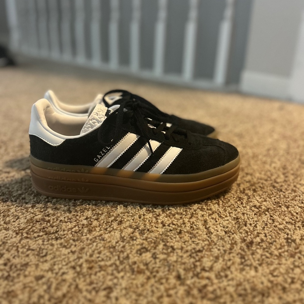 Adidas Originals Women’s Gazelle Bold Black Shoes